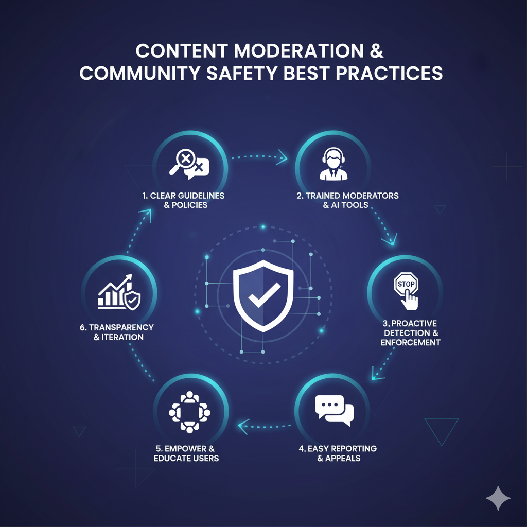 Best Practices für Content-Moderation und Community-Sicherheit