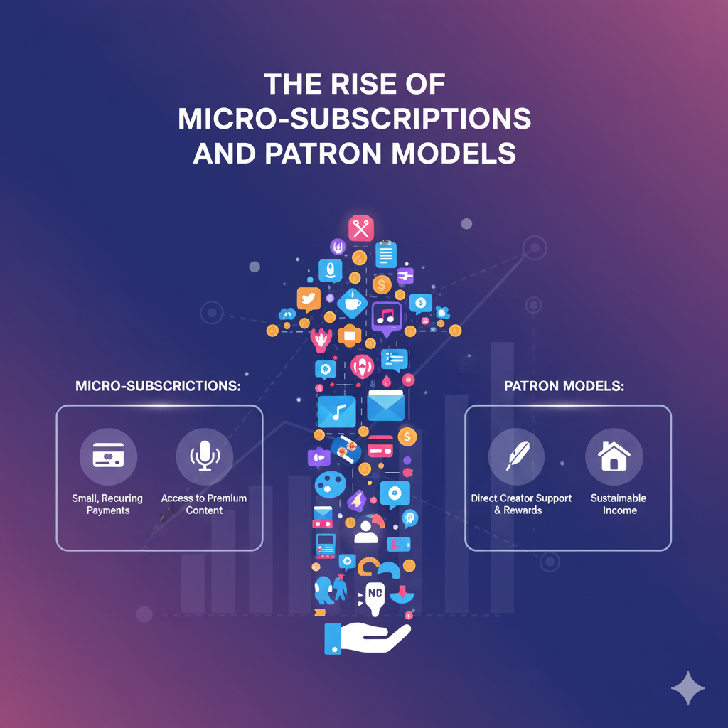 Der Aufstieg von Mikro-Abonnements und Fördermodellen