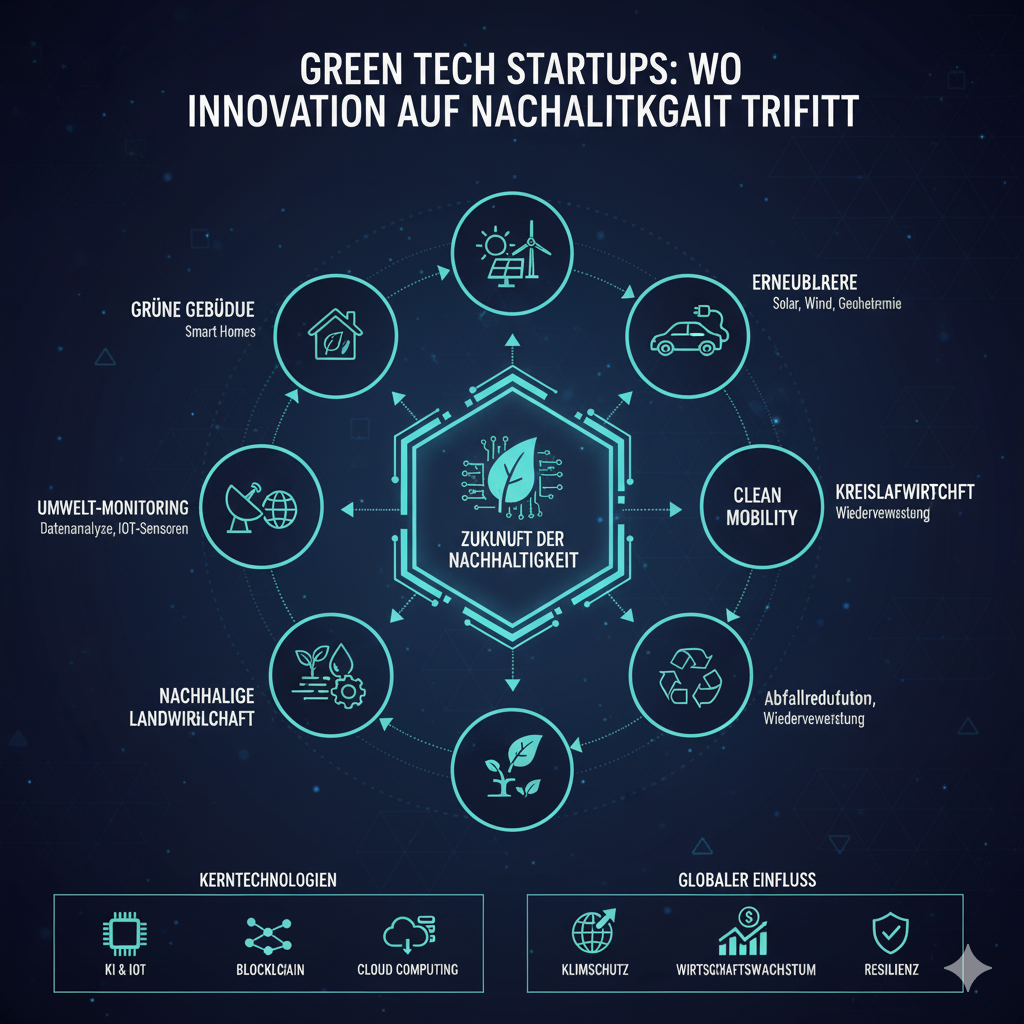 Green Tech Startups: Wo Innovation auf Nachhaltigkeit trifftBerlin, Deutschland – Die Geschäftswelt hat ein neues Herzschlagthema – und es ist grün.