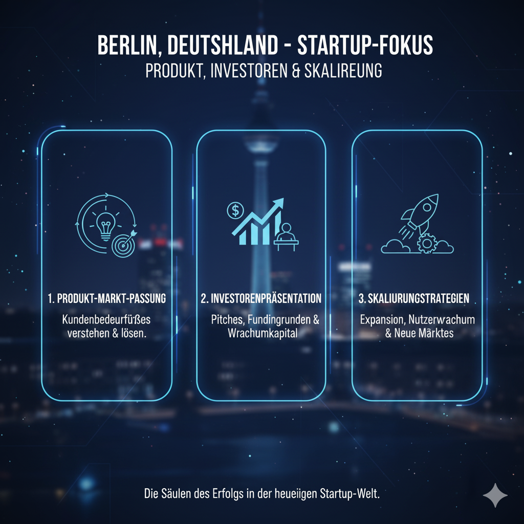 Berlin, Deutschland – In der heutigen Startup-Welt neigen Gründer dazu, sich auf Produkt-Markt-Passung, Investorenpräsentationen und Skalierungsstrategien zu konzentrieren.