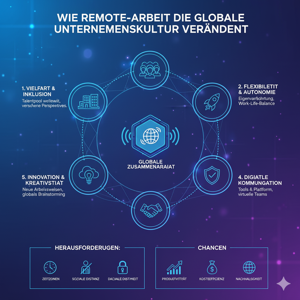 Wie Remote-Arbeit die globale Unternehmenskultur verändert